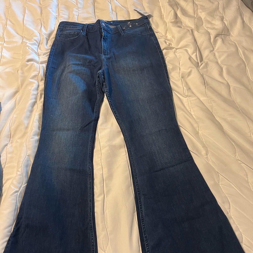Hollister soft stretch high-rise flare size 15R